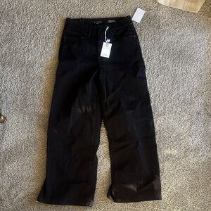 Good American Black Flare & Wide Leg Jeans